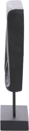 Ornament op voet 26x9x38,5 cm ZARATE hout zwart
