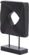 Ornament op voet 26x9x38,5 cm ZARATE hout zwart
