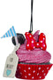 Ornament plastic cupake minnie l5cm