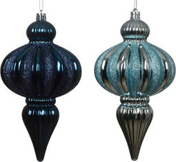 Ornament plastic d8.6h15.5 cm a2