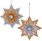 Ornament plastic poinsetta l12cm