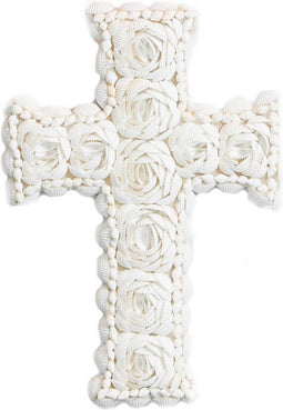 Ornament The Shell Cross white medium