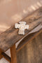 Ornament The Shell Cross white medium