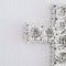 Ornament The Shell Cross white medium