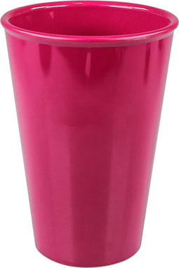 Ornamin - Beker - SAN - reusable - onbreekbaar - 400ml - braamrood - 10 stuks