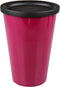 Ornamin - Beker - SAN - reusable - onbreekbaar - 400ml - braamrood - 10 stuks