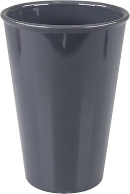 Ornamin - Beker - SAN - reusable - onbreekbaar - 400ml - grijs - 10 stuks