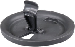 Ornamin Deksel - TPE - reusable - met afsluitbaar drinkgat - onbreekbaar - antraciet - 10 stuks