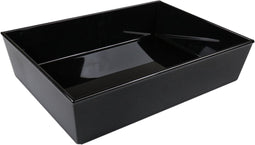 Ornamin Schaal - reusable - onbreekbaar - sAN - rechthoekig - 1900ml - 260x190x60mm - zwart - 10 stuks