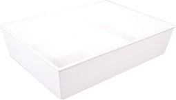 Ornamin Schaal - reusable - onbreekbaar - sAN - rechthoekig - 1900ml - 260x190x60mm - wit - 10 stuks