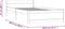 vidaXL - Bedframe - massief - hout - wit - 100x200 - cm