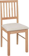 ORONO - Eetkamerstoel set van 2 - Lichtbeige - Hout