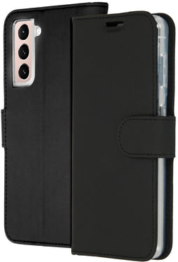 Accezz Galaxy S21 Plus - Flip Cover - Krasbestendig Schokbestendig - Zwart