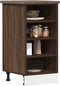 vidaXL - Onderkast - 40x44,5x81,5 - cm - bewerkt - hout - bruin - eikenkleur