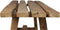 HSM Collection-Rechthoekige Bank Napels-100x30x47-Naturel-Teak