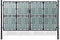 vidaXL - Poort - enkel - 300x225 - cm - zwart