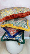 Dutch Decor JONA - Sierkussen met patroon 45x45 cm Golden Glow - geel - Inclusief binnenkussen