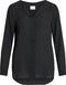 VILA VILUCY LS SHIRT - Doorknoop blouse - V-hals - XS