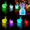 Nachtlamp kinderkamer lamp Konijn LED 16 kleuren RGB wit oplaadbaar 45 cm