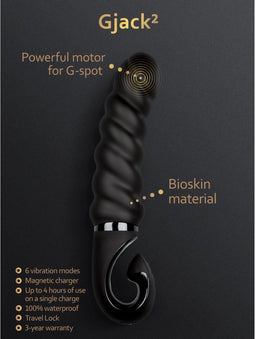 Gvibe - Gjack 2 Vibrator Mystic Zwart