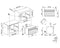 SMEG SO4301M0N - Combi-magnetron - 40L - Matzwart