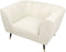 ORSTA - Fauteuil - Beige - Polyester