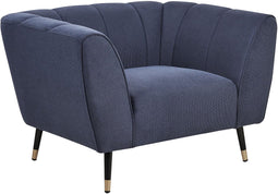 ORSTA - Fauteuil - Donkerblauw - Polyester