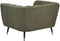 ORSTA - Fauteuil - Groen - Polyester