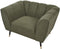 ORSTA - Fauteuil - Groen - Polyester