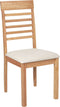 ORTLEY - Eetkamerstoel set van 2 - Lichtbeige - Hout