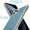 iMoshion iPhone 11 Pro - Hoesje met Koord - Verstelbaar Koord - Blauw Meerkleurig Goud