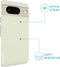 iMoshion Hoesje Geschikt voor Google Pixel 8 Hoesje Siliconen - iMoshion Softcase Backcover smartphone - Transparant