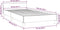 vidaXL - Bedframe - zonder - matras - 90x190 - cm - stof - lichtgrijs