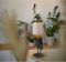 Light & Living Tafellamp Crane - Zwart/Crème - 33x30x76,5cm - Modern