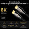 HDMI 2.1 Ultra High Speed Kabel Nylon – Gold Plated – PS5 en Xbox Series X ondersteuning – 1 Meter