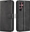 Lunso - Geschikt voor Samsung Galaxy S23 Ultra - cover bookcase hoes - Zwart