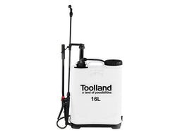 Toolland Rugdruksproeier - 16 L - Pompsysteem - 3 sproeiers - Wit