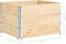 vidaXL - 3 - st - Plantenbakken - verhoogd - 100x100 - cm - massief - grenenhout