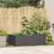 vidaXL - Plantenbak - 120x80x40 - cm - staal - zwart