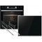 Gorenje Black Set 5 Induction - Inbouw Oven 77L en Inductiekookplaat 4 Zones - Zwart
