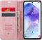 Casemania Samsung Galaxy A13 4G & A13 5G - Wallet Book Case - 2 pashouders - Pale Pink