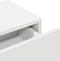 vidaXL - Wandschap - met - lades - 60x26,5x15 - cm - bewerkt - hout - wit