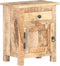 vidaXL - Nachtkastje - 40x30x50 - cm - ruw - mangohout