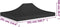 vidaXL - Partytentdak - 270 - g/m² - 4,5x3 - m - zwart