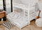 LUK - Stapelbed - 90x200cm - te splitsen tot 2 losse bedden - wit