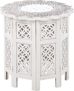 Bijzettafel off-white BADHI