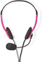 Nedis CHST100PK - On-Ear Headset - Draad - Microfoon - Roze Zwart