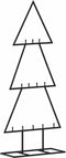vidaXL - Kerstdecoratie - kerstboom - 60 - cm - metaal - zwart