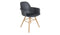 Zuiver Albert Kuip Eetkamerstoelen met armleuning Donkergrijs - Set van 2