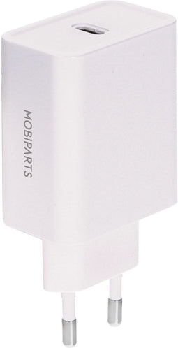 Mobiparts Wall Charger USB-C 30W - Oplader met PD 3.0 - Wit